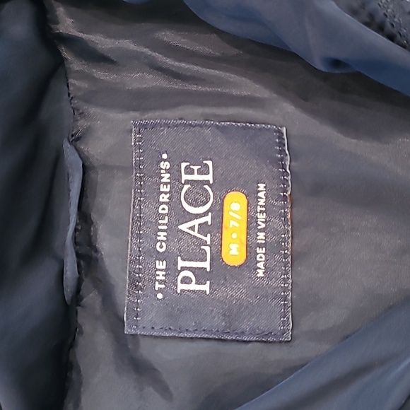Children's Place Puffer Coat 7/8 - Picture 3 of 3